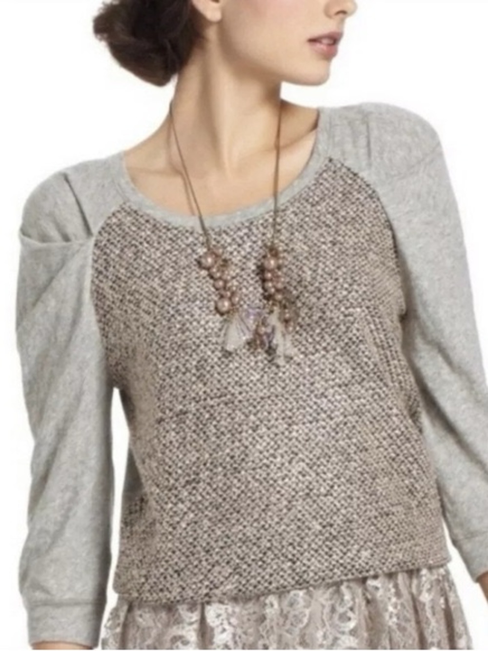 Ruched shoulder top